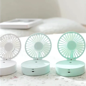 2-In-1 USB Portable Fan + Air Humidifier Mini Neck Fan With Spray and Light 110° Folding Portable Outdoor Sports Handheld Electric Desk Fan
