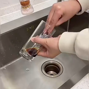 Sikat Pembersih Botol/Cangkir/Gelas Bahan Silikon Dengan Gagang Untuk Dapur 2QW15