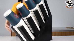 Paper Cup Holder Home Bar Disposable Cup Storage Rack Plastic Storage Box Milk Tea Coffee Cup Holder Milk Tea Cup Holder
