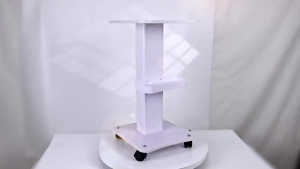 ABS Beauty Clinic Trolley Salon Use Pedestal Rolling Cart Wheel Aluminum Stand Personal Care Applian