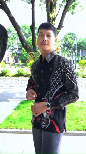MENSTYLE BATIK - Kemeja Batik Pria Slimfit Lapis Furing Nakula Bahan Katun Lengan Panjang