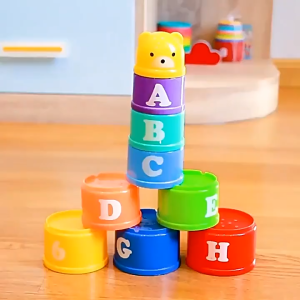 Stacking cups toys Baby Toys Newborn Toys Stacking blocks for baby