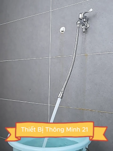 Đầu Nối Vòi Nước Dài 70cm Xoay 360° Đầu Nối Dài Vòi Nước Bồn Rửa Mặt Tiện Dụng Ren mịn 22mm