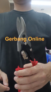 Gunting Holo Seng Kodok Besi Baja Ringan Hollow 10 Inch 8 Inch