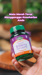 Bilberry Darusyifa Kapsul Sehat Mata Ekstrak Bilberry Memelihara Kesehatan Mata BPOM