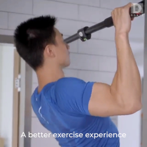 Dontz Doorway Pull-Up Bar No Screw/Drilling 180kg Capacity Dual-Lock Spirit Level Home Gym Workout