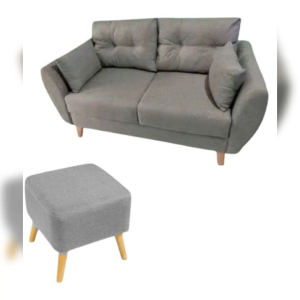 sofa retro 2dudukan minimalis moderen