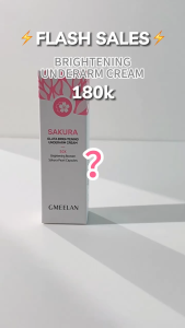 GMEELAN SAKURA GLUTA BRIGHTENING UNDERARM CREAM 50X BRIGHTENING BOOSTER SAKURA PEARL CAPSULES