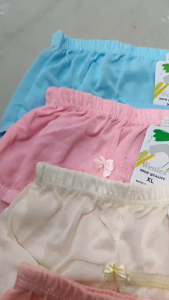 Termurah...!!!12-6-3pc Celana Dalam Anak Perempuan Wenies Lusinan Model Saku Depan Size SMLXL Usia 1- 10 Tahun
