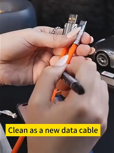 Kabel Data 120Watt Fast Charging For Android Iphone Cable Data Micro Type C IOS Super Charging AH105