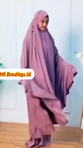 FREE SAJADAH DAN TAS Mukena Dewasa DAGU REMPEL Penutup Dagu Jersey Premium Series MUKENAH JUMBO DAGU TERLARIS TERBARU