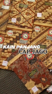 Kain Batik Cap Jago Bahan Katun Halus: Cocok Buat yang Cari Kualitas