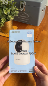 ACOME APC01 Smart Camera CCTV WiFi Indoor Camera Audio FULL HD 1296P 3MP Kamera No Blind Spot 2 Arah Auto Deteksi Gerak Audio 2 Arah Support Onvif 2304*1296P/3M