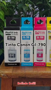 Tinta Refill Compatible Printer Canon GI790 GI 790 GI-790