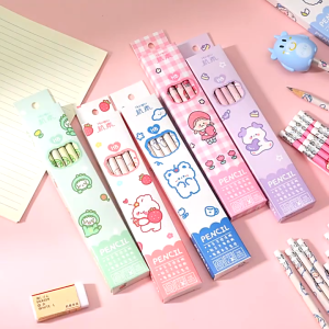 MG Pensil Set Pensil Set Alat Tulis Sekolah Anak Pensil Set Pack Cute Pensil Motif Lucu