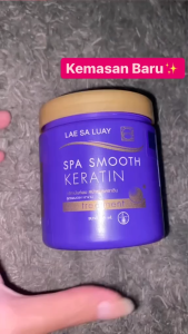 12PC Lae Sa Luay Hair Spa Smooth Keratin / Masker Rambut / Creambath / Keratin / Hair Treatment 250g