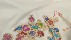 Ivorybaby Mainan Mancing Ikan Magnet Set Mainan Edukasi Pancingan Anak Go Fishing