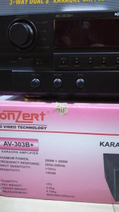 Konzert AV Amplifier AV-303B+: A Bluetooth Karaoke System & High-Quality Audio Performance