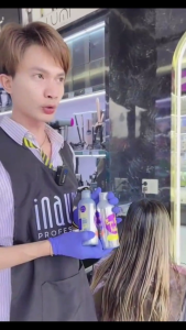 INAURA Bye Bye Shampoo 250ml Yellow Orange Platinum Silver Pigmen Color Warna Collagen Keratin