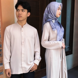 Bani Batuta - Gamis / Dress Muslim Wanita Dewasa Lengan Panjang Dresslim Rabbani Couple Lasheina
