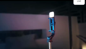 tongsis lampu panjang 1 meter H1S tongsis tripod bluetooth lampu selfie remote selfie stick tripod H1S  A37