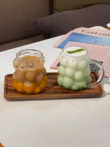 Myelement Heat Resistant Healthy Glass Cups Water GlassCoffee CupsFlower Tea Glass Microwave Safe Glass Tea Cups