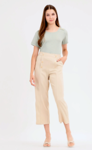 Krizia Button Front Pants