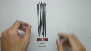 KABEL TIES 25 x 150 (HITAM) Harga Per 10 biji - Tali Krek Kretek Tis Pengikat Kabel Panjang 15cm / 150mm