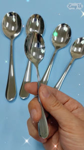 410 Series Thick Stainless Steel Tableware Spoon Cutlery/Flatware/Table Spoon/Dessert Spoon/Tea Spoon For Hotel Restaurant Household