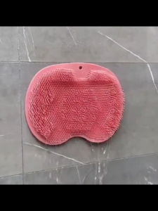 Shower Foot Scrubber Mat Bathroom Suction Cup Rubbing Foot Body Massage Shower Feet Massage Bath Brush Foot Remove Skin Foot Care Tool Foot Washer Shower Foot Mat with Suction Cup with Suction Cup