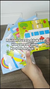 Mainan Anak Mini Puzzle Transportasi Kidu Toys