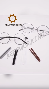 KEEPWORKING Silicone Soft Transparent Anti-Pressure Hypoallergenic Glasses Sunglasses Protective Cover Anti-Slip Pad