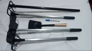 Sekop cangkul taman berkebun full besi kuat dan kokoh paket isi 2pcs