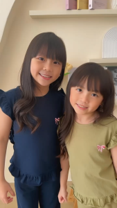 Setelan Ruffle Celana Panjang Anak Perempuan 1-5 Tahun Lucuna Elsa Katun 30s Harian Anak Cewek