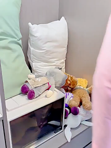 Keranjang Pakaian Lemari Selimut Storage Bag Motif Bebek Besar Kotak Container Penyimpanan Serbaguna