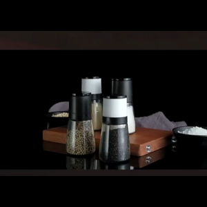 READY STOCK -Manual Pepper Sea Salt Cumin Shakers Grinder Seasoning Glass Bottle Adjustable Coarseness With Mill ✅✅✅✅✅✅**** PRINTING CUSTOM LOGO AVAILABLE *****✅✅✅✅✅✅