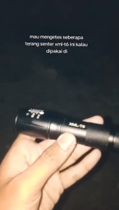 COD Senter LED Cas Tahan 24 Jam & Senter Lampu Emergency Tahan Lama