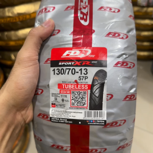 FDR Ban Motor Sport XR Evo 130/70-13 Tubeless TL Ban  Motor Metic Free Pentil
