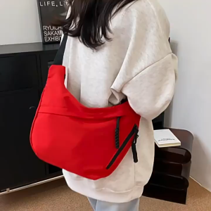 Tas Wanita Casual, Tas Bahu Wanita Kapasitas Besar, Tas Warna Solid, Sling Bag Women, dan Tas Selempang Fashion