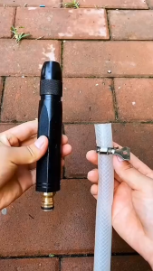 Kepala Selang Semprotan Air Cuci Motor Mobil Kuningan Ujung Selang Water Jet Spray Steam Stim OK