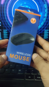 Mouse Wireless 2.4Ghz 1600DPI dengan Receiver USB untuk PC Laptop Silent Click Slim Garansi Resmi 1 Tahun