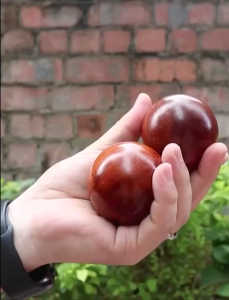 Bi Gỗ - Bi Lăn Tay Gỗ Hương Cao Cấp ( Mian.vn )