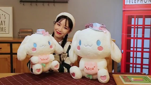 ใหม่ 35/50/60cm ตุ๊กตา Cinnamoroll ตุ๊กตาตัวใหญ่ๆ น้องหมาน่ารั หมอนตุ๊กตานุ่มนิ่ม ลายการ์ตูน