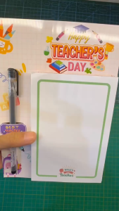 Best Teachers Day Gift Idea: Teachers Day Souvenir Notepad for Teachers
