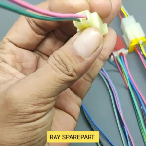 SOKET SOCKET KABEL SAMBUNGAN PIN 2 3 4 6 9 KECIL MINI ORIGINAL NYLON UNIVERSAL MOTOR MOBIL