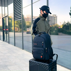 Techdoo Tas Ransel Sekolah Backpack Fashion Pria Tas Laptop Casual TR724