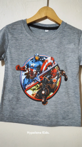 Baju Kaos Distro Anak Laki Laki Karakter Super Hero Lucu Import 1 - 10 Tahun - Hypelane - DTF2