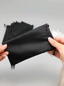 ONE-C1147 Tempat Kacamata Kain Sarung Kacamata Tas Serut Portable / Kantong Tempat Kacamata Wanita