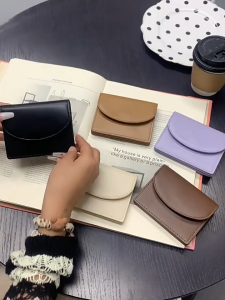 Wallet Vintage Wallet ID Credit Card Bank Card Cash Holder Short Type Coin Purse Clutch Multi-slot Zipper Wallet for Men Women