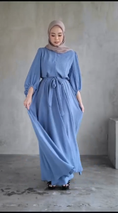 GAMIS CRINKLE WANITA MODEL TERBARU 2024